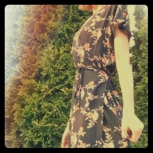 Floral Wrap Dress